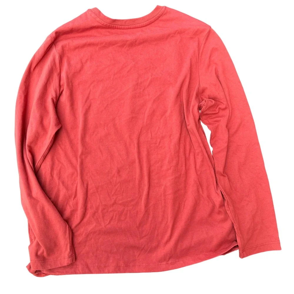 Wonder Nation Boys XL 14-16 Husky Animal Graphic Long Sleeve Tee Orange